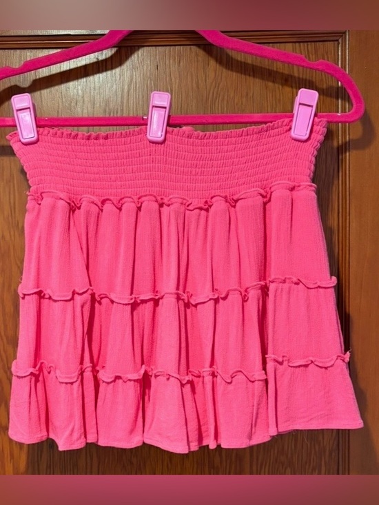 Pink Lily Dresses & Skirts - Fun Pink Tiered Skirt